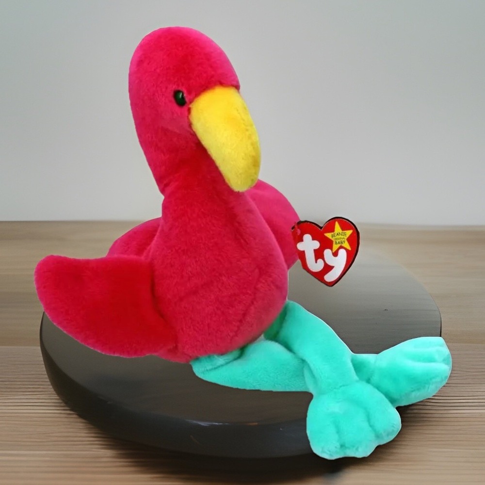 Ty Beanie Baby FRAYA the Flamingo Bird 30th Anniversary LIMITED EDITION 2024 NEW